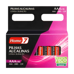 Imagem do produto Pilhas Alcalinas AAA LR3 1.5V Home 7