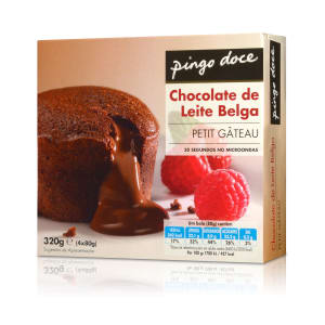 Imagem do produto Petit Gâteau de Chocolate de Leite Congelado Pingo Doce