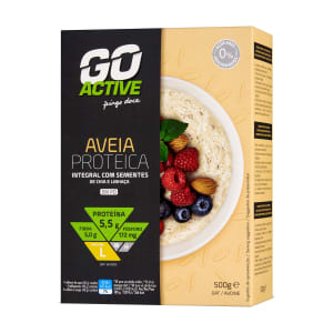 Imagem do produto Aveia Proteica em Pó com Chia e Linhaça Go Active Pingo Doce
