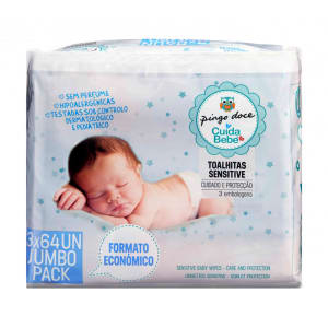 Imagem do produto Toalhitas Sensitive para Bebé Cuida Bebé Pingo Doce