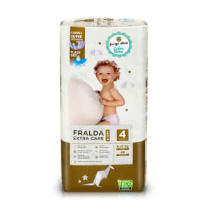 Fraldas Extra Care & Dry Tamanho 4 (9-15 Kg) Pingo Doce - 46 un product image