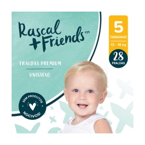 Fraldas Tamanho 5 (13-18 Kg) Rascal & Friends - 28 un product image