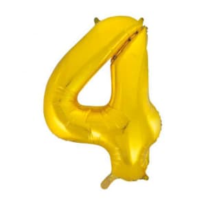 Imagem do produto Balão Dourado Número 4 Codipostal