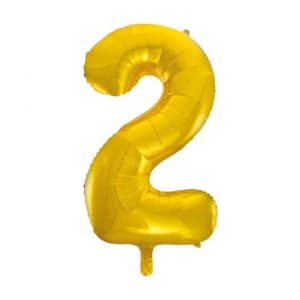 Imagem do produto Balão Dourado Número 2 Codipostal