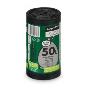 Imagem do produto Saco do Lixo 50L Fecho Fácil Pingo Doce