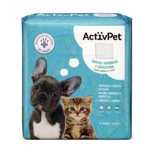 Imagem do produto Tapetes Higiénicos e Educativos para Cão e Gato ActivPet