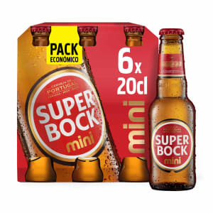 Imagem do produto Cerveja com Álcool Mini Super Bock - Pack 6